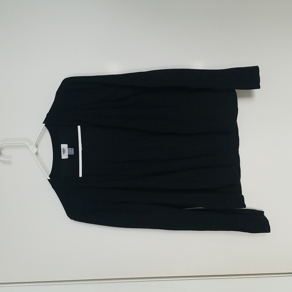Black lightweight open front cardigan size medium